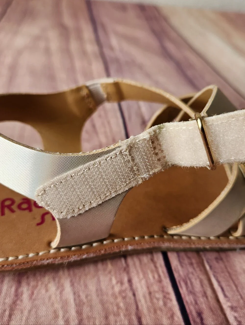 Kids Size 2 Sandles Rachels Shoes Hook And Loop Closure